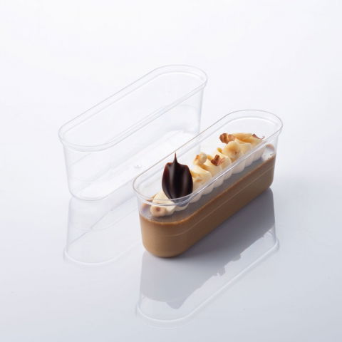 Accesorii Tort, Candy Bar, Bufet - Pahare Ecler 14.4 x 4.3 x H 4.8 cm, Set 100 buc