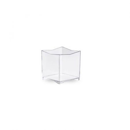 Accesorii Tort, Candy Bar, Bufet - Pahare Kubo Mini 60 ml, 4.2 x 4.2 x H 4.5, Set 25 buc