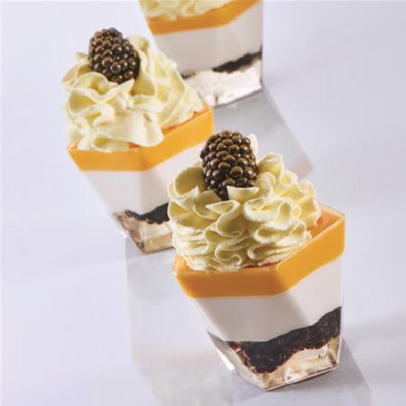 Accesorii Tort, Candy Bar, Bufet - Pahare Penta 120 ml, Ø 7.2 x H 5.6 cm, Set 100 Buc