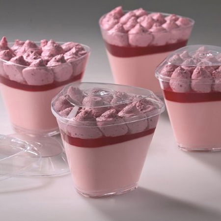 Accesorii Tort, Candy Bar, Bufet - Pahare Triangle 175 ml, Ø 8.5 x H 6.5 cm, Set 100 Buc