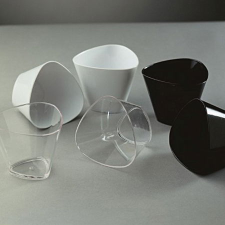 Pahare Triangle 175 ml, Ø 8.5 x H 6.5 cm, Set 100 Buc [3]