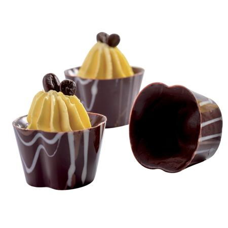 Matrite Cescute, Boluri, Cupe Ciocolata - Paharele Ciocolata 3.3x3.3xh2.3 cm - Matrita Policarbonat