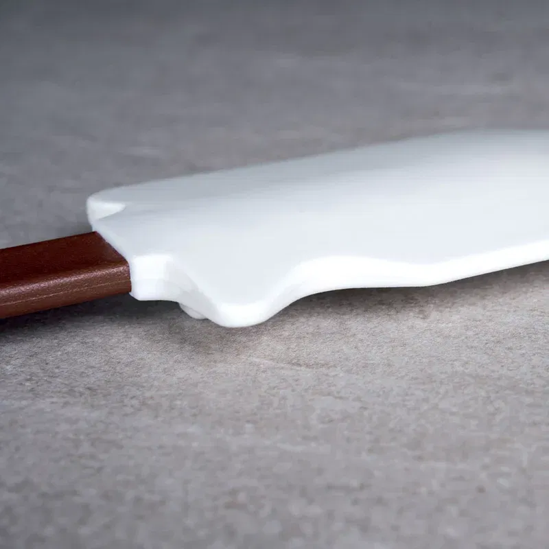 Spatula din silicon cu maner plastic special de sprijin [4]