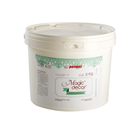 Pasta dantela - Pasta Dantela Magic Decor Alba - Premix Pudra, 3 Kg