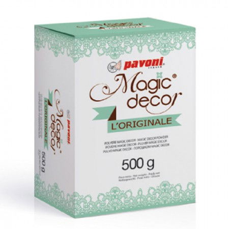 Fondant, Pasta de Zahar, Icing - Pasta Dantela Magic Decor Alba - Premix Pudra, 500 gr