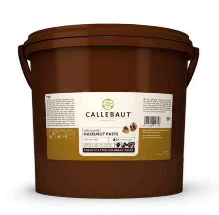 Glazuri, Napaj, Creme Cofetarie - Pasta de Alune 100%, Pure Roasted Hazelnut Paste, Callebaut, 5 Kg