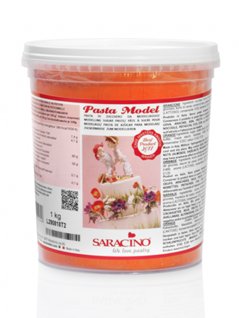 Oferta Cantitate - Pasta modelatoare Portocaliu, Saracino, 1 kg