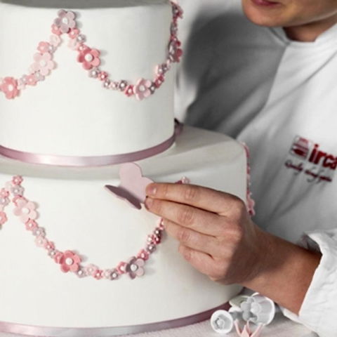 Fondant, Pasta de Zahar, Icing - Pasta Zahar Dama Top Alba, Acoperire si Decoruri Irca 1 Kg