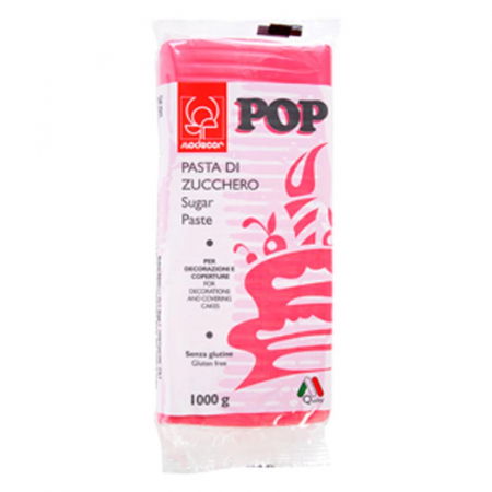 Fondant, Pasta de Zahar, Icing - Pasta zahar Fucsia, Acoperire si Decoruri, Azo Free, 1 Kg, Modecor