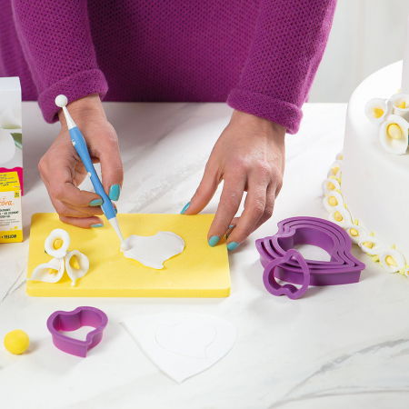 Fondant, Pasta de Zahar, Icing - Pasta Zahar Gum Paste Alba, Pentru Flori - Gata Preparata, 200 gr