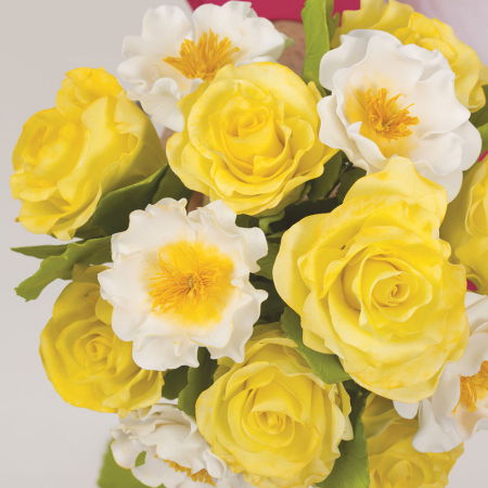 Pasta Zahar Gum Paste Alba, Pentru Flori - Gata Preparata, 200 gr [3]