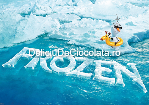 Decoratiuni Comestibile, Decor Tort - Pasta Zahar imprimata Frozen Model 5, A4