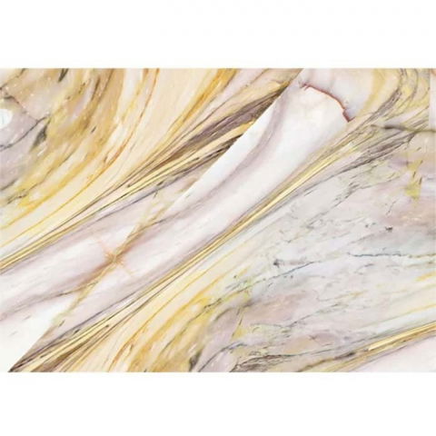 Decoratiuni Comestibile, Decor Tort - Pasta Zahar imprimata, Nunta Model Marmorat Auriu 60x41 cm, Set 4 Buc