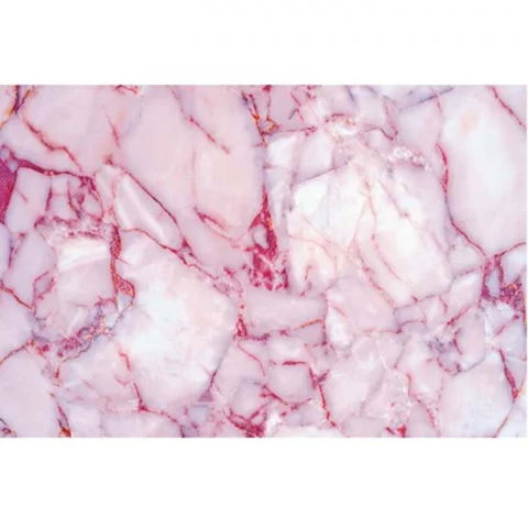 Decoratiuni Comestibile, Decor Tort - Pasta Zahar imprimata, Nunta Model Marmorat Roșu, 60x41 cm, Set 4 Buc