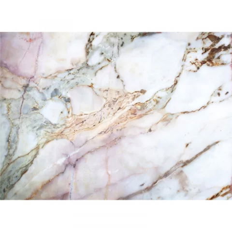 Decoratiuni Comestibile, Decor Tort - Pasta Zahar imprimata, Nunta Model Marmorat Verde si Auriu, 60x41 cm, Set 4 Buc