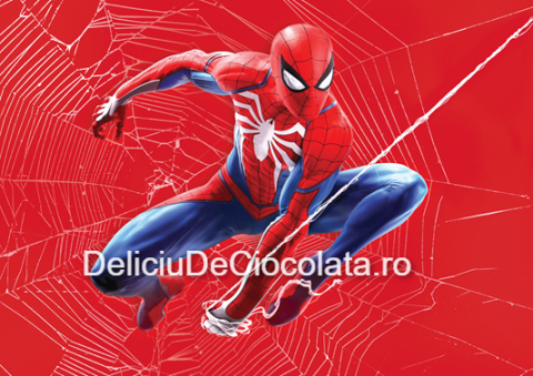 Decoratiuni Comestibile, Decor Tort - Pasta Zahar imprimata SpiderMan Model 2, A4
