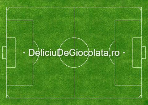 Fotbal, Sport - Pasta Zahar imprimata Teren Fotbal Model 2, A4