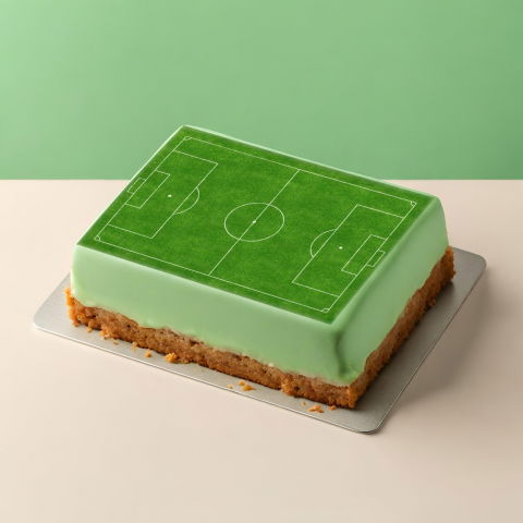 Fotbal, Sport - Pasta Zahar imprimata Teren Fotbal Model 2, A4