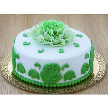 Fondant, Pasta de Zahar, Icing - Pasta zahar Verde, Acoperire si Decoruri, 1 Kg, Modecor