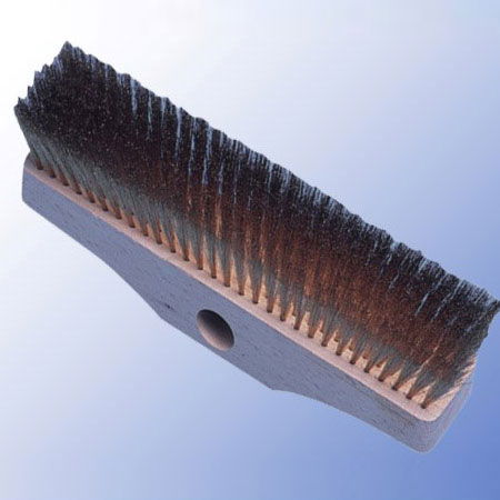 Perii, Manusi, Pensule - Perie cu Fire Alama Curatare Vatra Cuptor, 30 x 8 cm