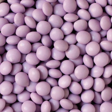 Perle, Crispearls - Perle Aplatizate Ciocolata Lila Ø 10 mm, 80 gr