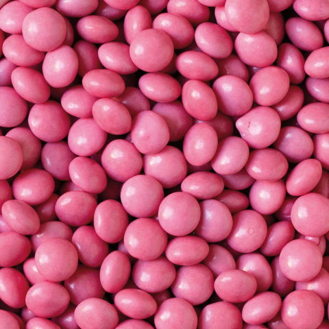 Decoratiuni Comestibile, Decor Tort - Perle Aplatizate Ciocolata Roz Intens Ø 10 mm, 1 kg