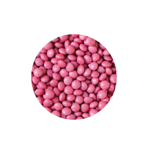 Perle Aplatizate Ciocolata Roz Intens Ø 10 mm, 80 gr [3]