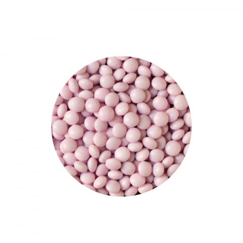 Perle Aplatizate Ciocolata Roz Ø 10 mm, 80 gr [3]