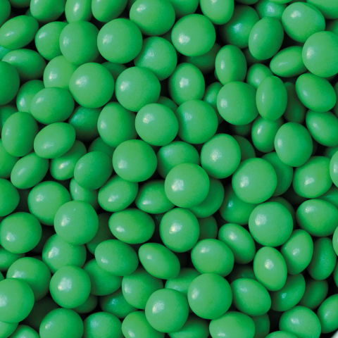 Perle Aplatizate Ciocolata Verde Frunza Ø 10 mm, 80 gr [2]