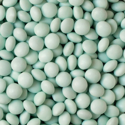 Decoratiuni Comestibile, Decor Tort - Perle Aplatizate Ciocolata Vernil Ø 10 mm, 80 gr