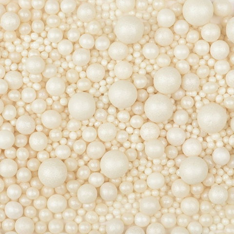 Perle Zahar Alb Diferite Marimi 100 g [1]