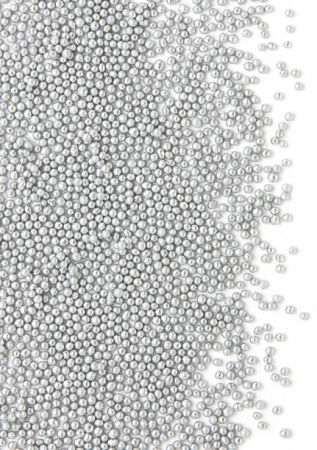 Decoratiuni Comestibile, Decor Tort - Perle Zahar Argintii Sidefate Ø 1 mm, 1,8 Kg