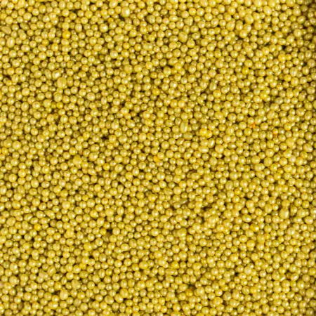 Decoratiuni Comestibile, Decor Tort - Perle Zahar Auriu Ø 2 mm, 1 Kg