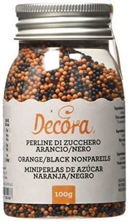 Perle Zahar Colormix Ø 1.5mm - Portocaliu si Negru, 100 gr [3]