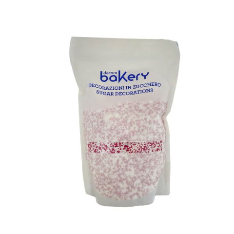 Perle, Crispearls - Perle Zahar Colormix Ø 1.5mm - Alb si Rosu, 1 Kg