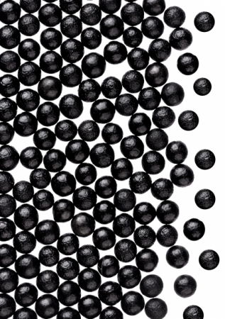Decoratiuni Comestibile, Decor Tort - Perle Zahar Negru Grafiti Ø 4 mm, 1,2 Kg