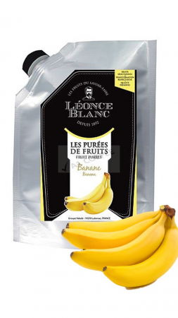 Materii Prime, Ingrediente - Piure Pasteurizat de Banane 1 kg Leonce Blanc