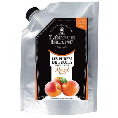 Materii Prime, Ingrediente - Piure Pasteurizat de Caise 1 kg Leonce Blanc