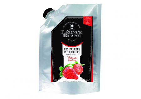 Materii Prime, Ingrediente - Piure Pasteurizat de Capsuni 1 kg Leonce Blanc