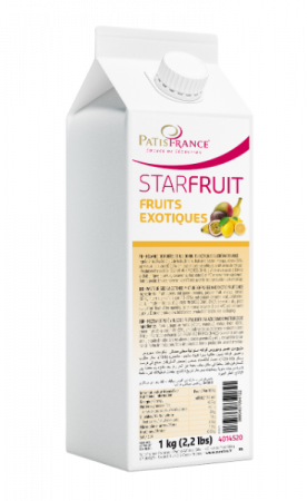 Piure Fructe, Siropuri - Piure Pasteurizat de Fructe Exotice, Starfruit PatisFrance, 1 kg