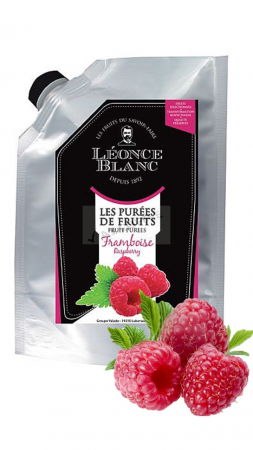 Materii Prime, Ingrediente - Piure Pasteurizat de Zmeura 1 kg Leonce Blanc