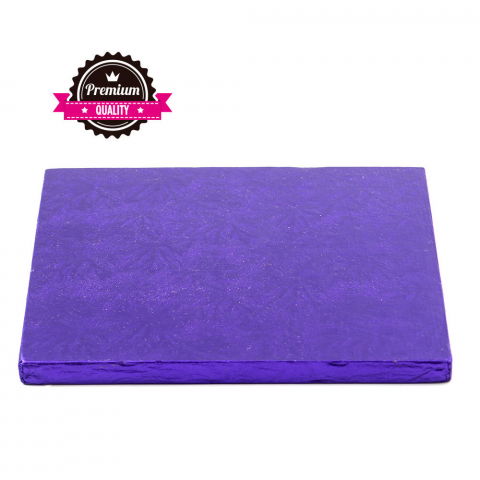 Platouri Tort - Platou Tort Patrat Violet, 40 x 40 x H 1.2 cm