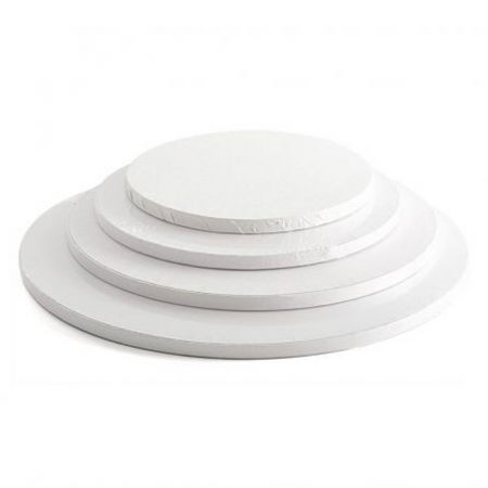 Platou Tort Rotund Alb Satinat, Ø 20 x H 1.2 cm [2]
