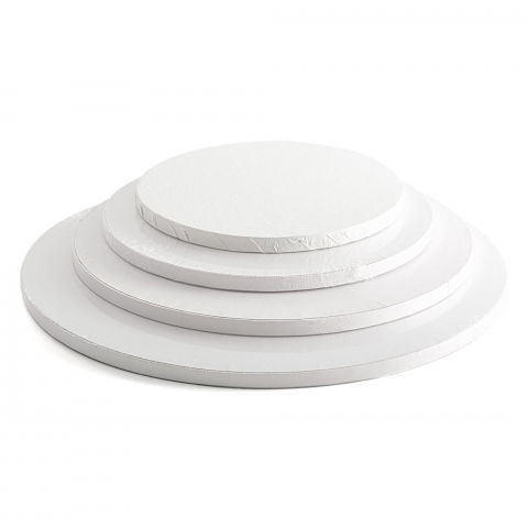 Platouri Tort - Platou Tort Rotund Alb Satinat, Ø 40 x H 1.2 cm