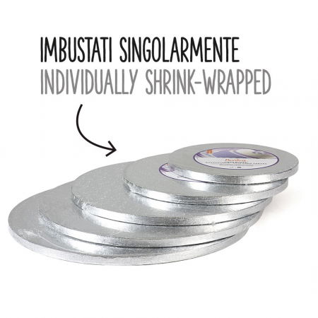 Platou Tort Rotund Argintiu, Ø 20 x H 1.2 cm [2]