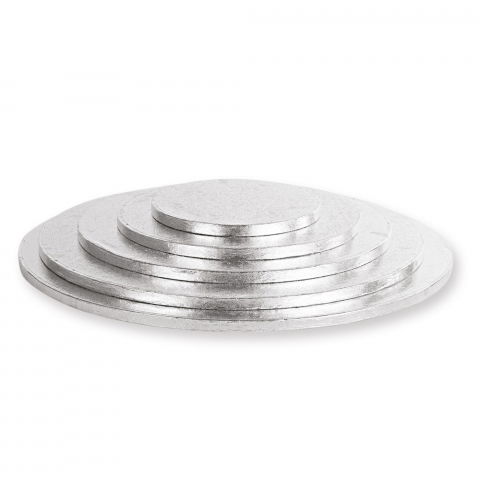 Platouri Tort - Platou Tort Rotund Argintiu, Ø 36 x H 1.2 cm