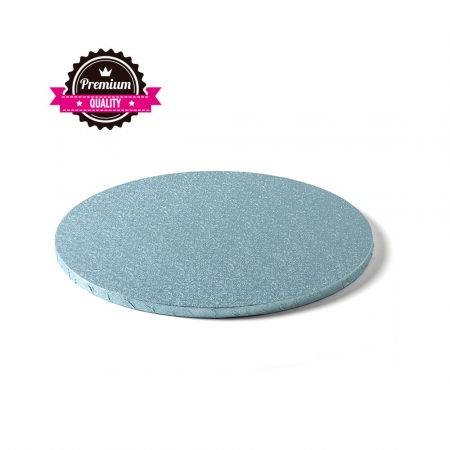 Accesorii Tort, Candy Bar, Bufet - Platou Tort Rotund Bleu, Ø 25 x H 1.2 cm