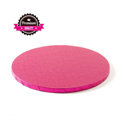 Platouri Tort - Platou Tort Rotund Fucsia, Ø 35 x H 1.2 cm