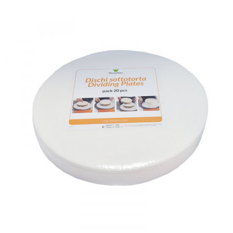 Ustensile si Accesorii Tort - Platouri Separatoare Tort, Rotunde Ø 32 cm, Set 20 Bucati