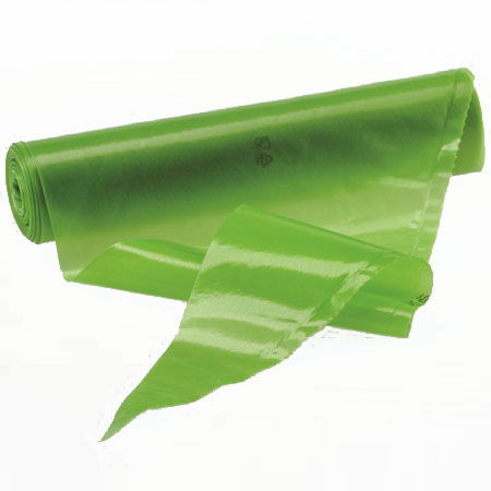 Posuri Unica Folosinta Verde, H 65 cm, 80 Microni, gip Effect, Set 100 Buc [2]